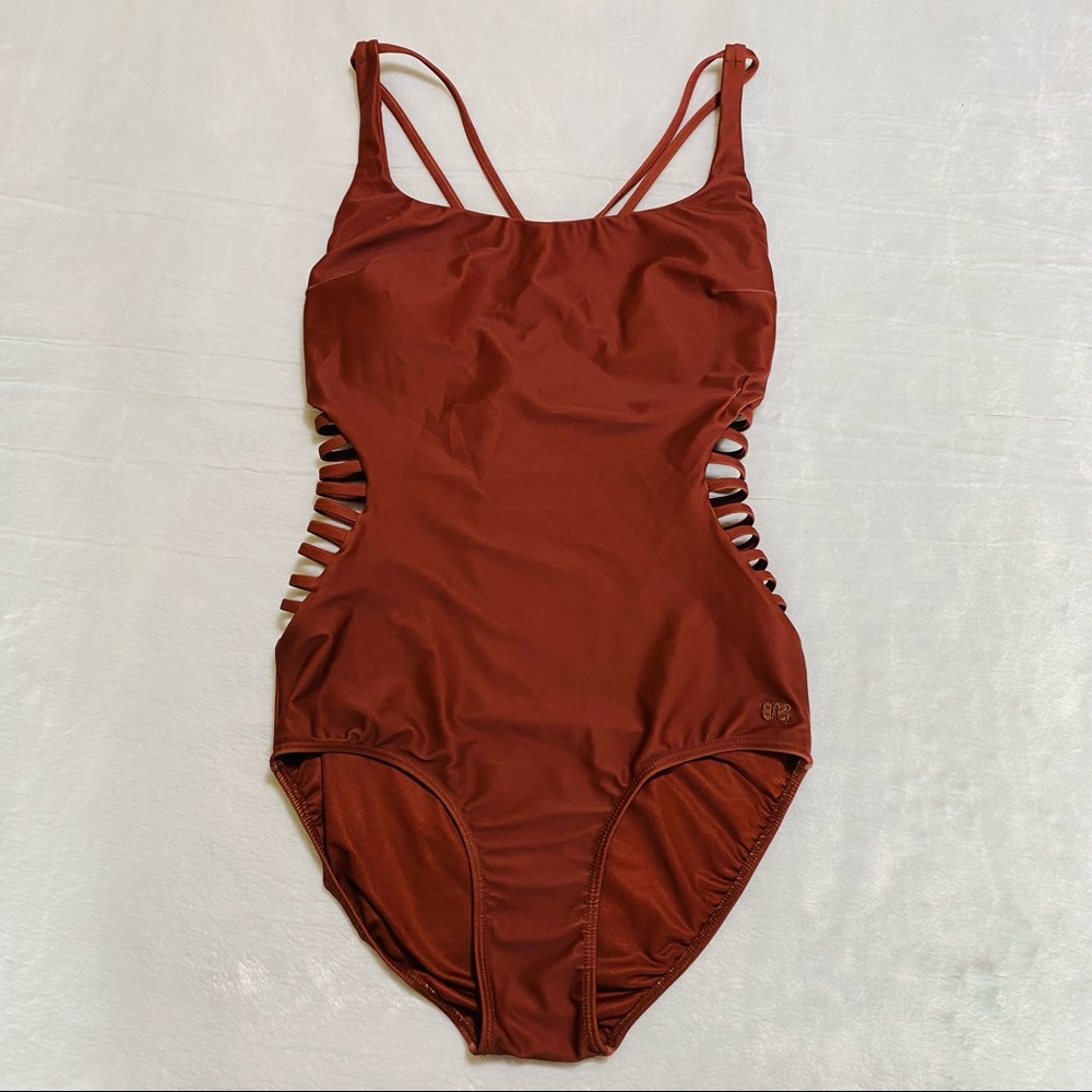 🧡 Albion Fit The Eden One-Piece, Burnt Orange 🧡 Size Small (S)